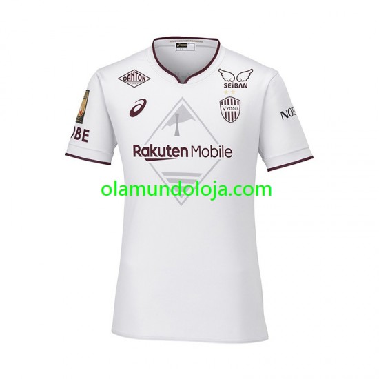 Camisola Vissel Kobe Homem Equipamento Segundo 2024-2025 Manga Curta